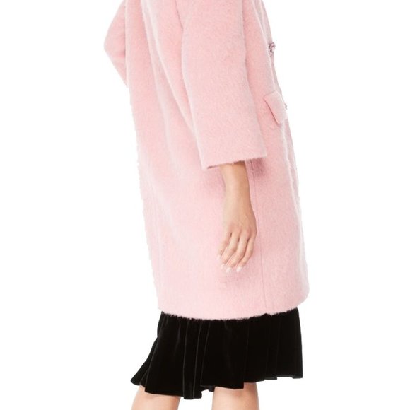 Kate Spade Faux Fur Pink Coat BRAND NEW - Picture 6 of 11
